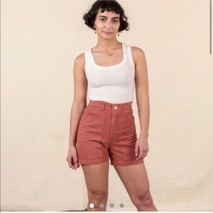 Classic Work Shorts from BigBudPress in Clay Red